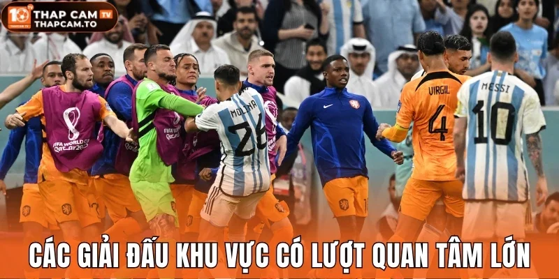 Các giải đấu vô địch quốc gia có lượt quan tâm lớn