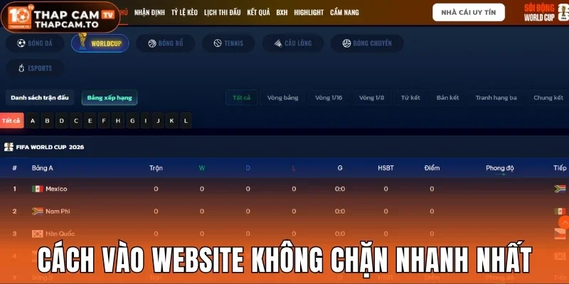 Cách vào website không chặn nhanh nhất
