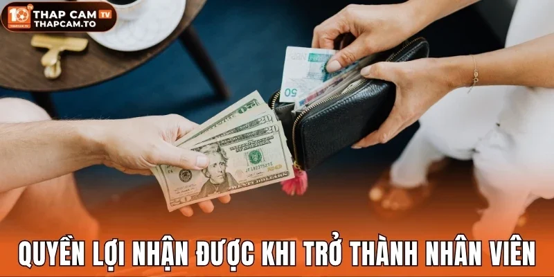 Quyền lợi nhận được khi trở thành nhân viên