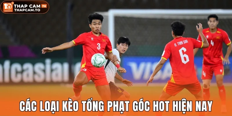Các loại kèo tổng phạt góc hot hiện nay