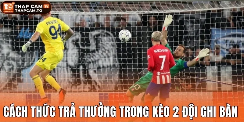 Cách thức trả thưởng trong kèo 2 đội ghi bàn