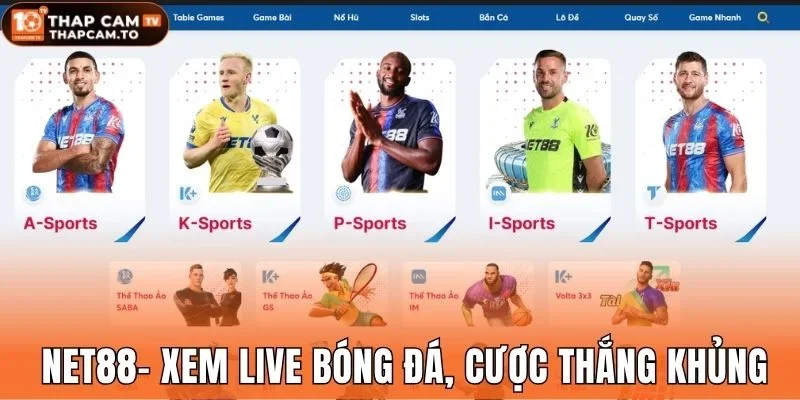 Net88 - Xem live bóng đá, cược thắng khủng