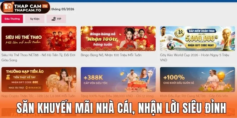 Săn khuyến mãi nhà cái, nhận lời siêu đỉnh