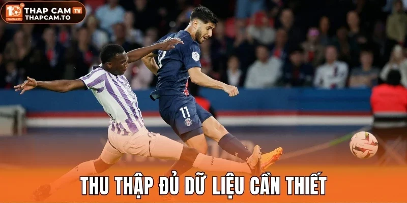 Thu thập đủ dữ liệu cần thiết
