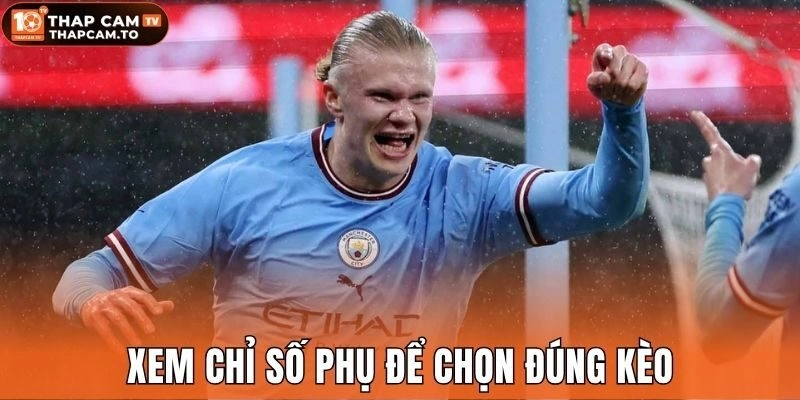 Xem chỉ số phụ để chọn đúng kèo